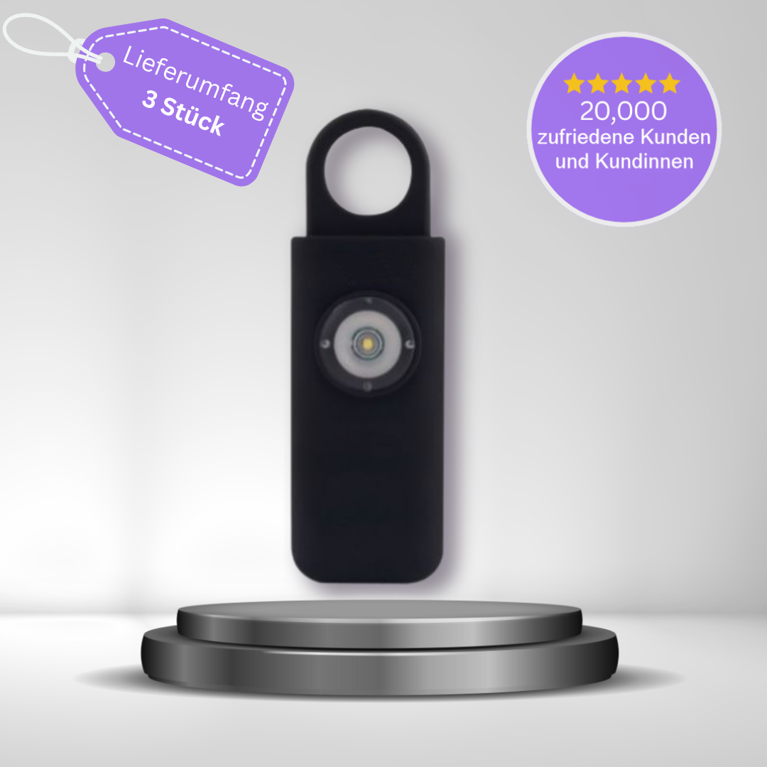 Safely® - Feueralarm für die Tasche (3er-Pack)