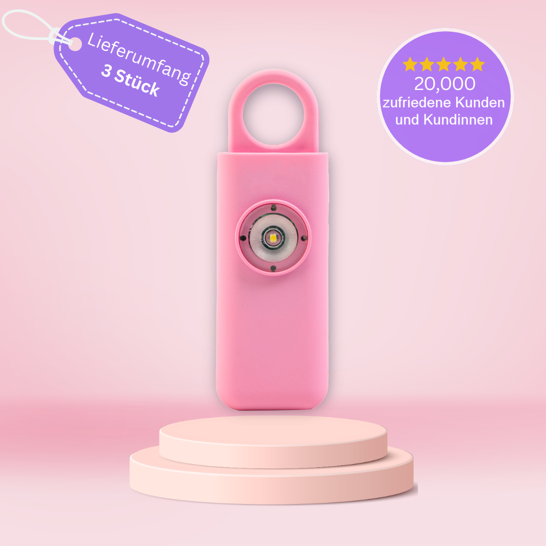 Safely® - Feueralarm für die Tasche (3er-Pack)