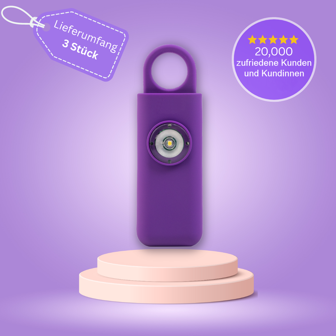 Safely® - Feueralarm für die Tasche (3er-Pack)