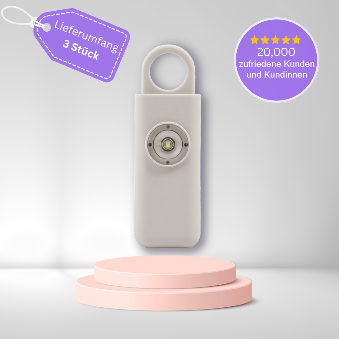 Safely® - Feueralarm für die Tasche (3er-Pack)