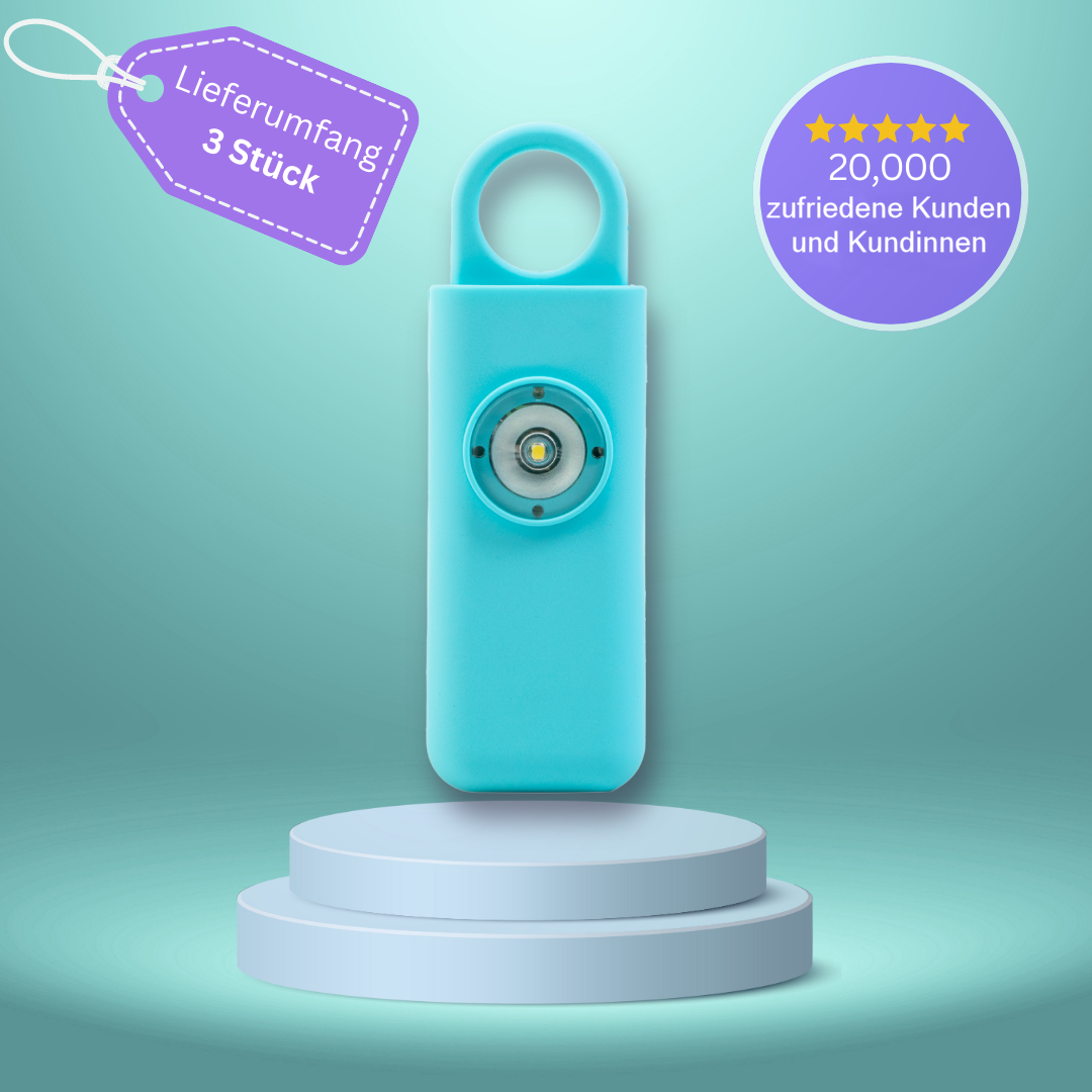 Safely® - Feueralarm für die Tasche (3er-Pack)