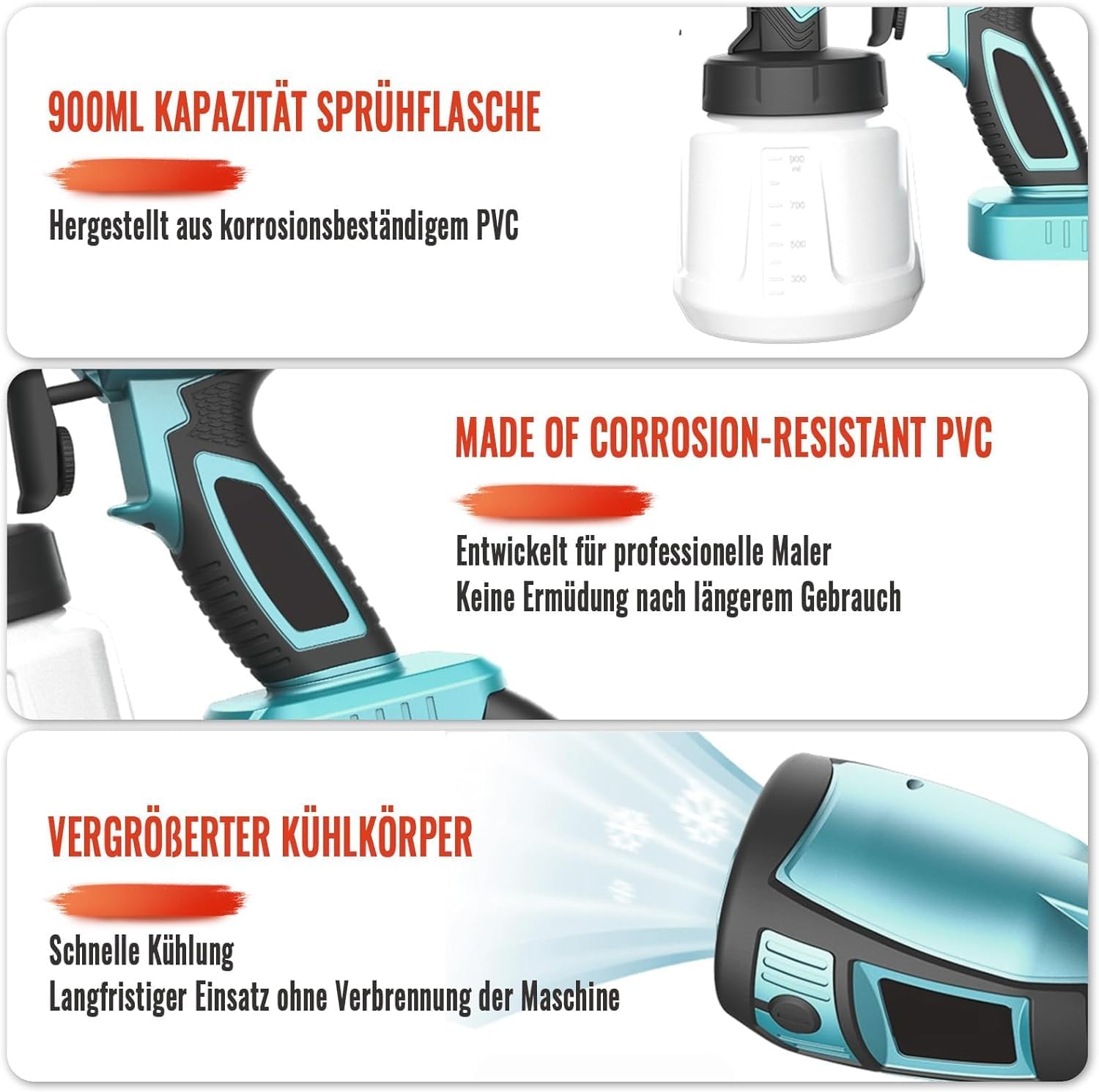 Universal-Farbsprühpistole