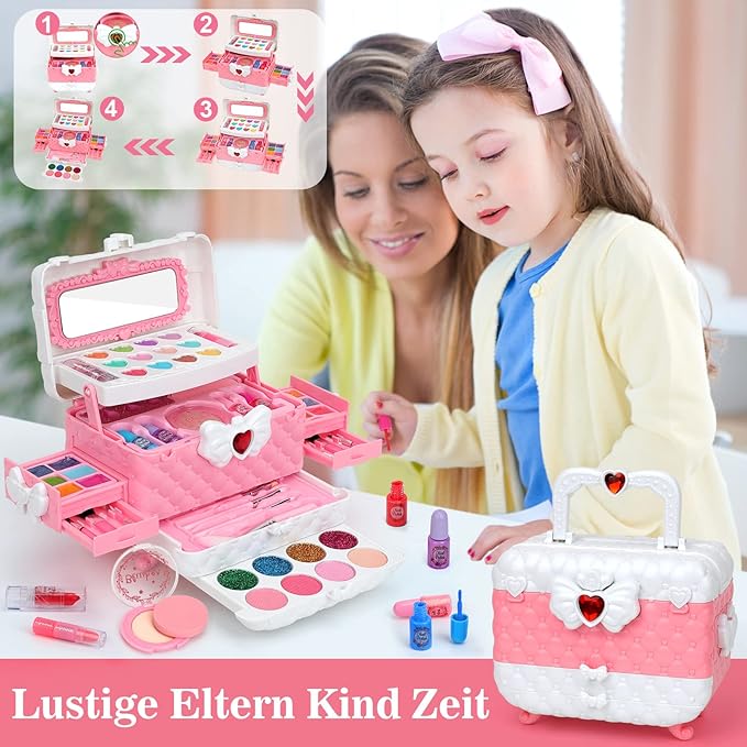 Kindergerechtes Schmink-Koffer Set