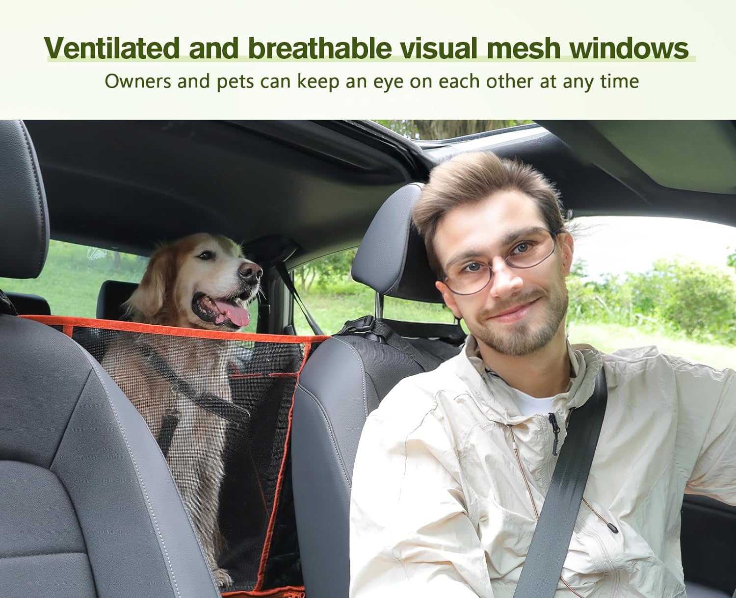 Premium Rückbank-Schoner mit stabilen Boden