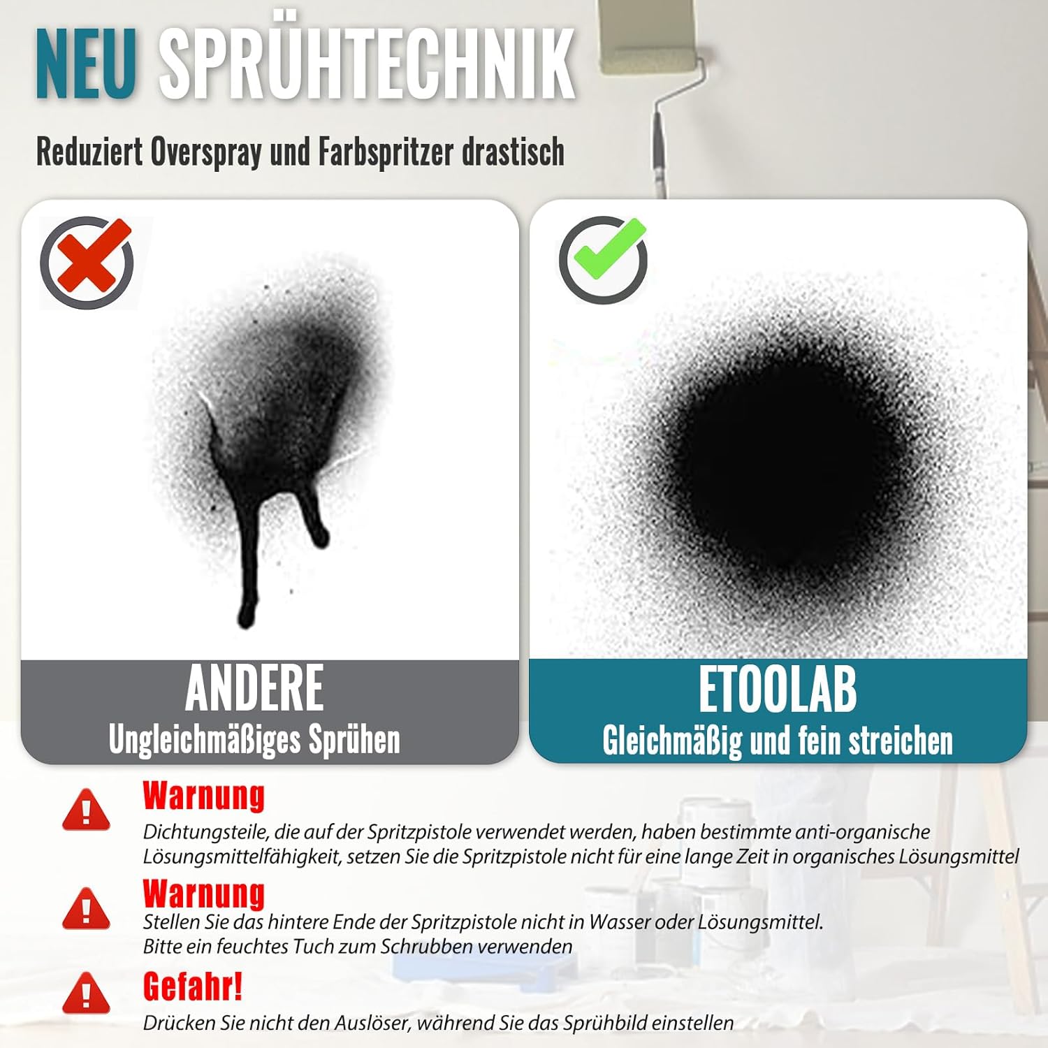 Universal-Farbsprühpistole