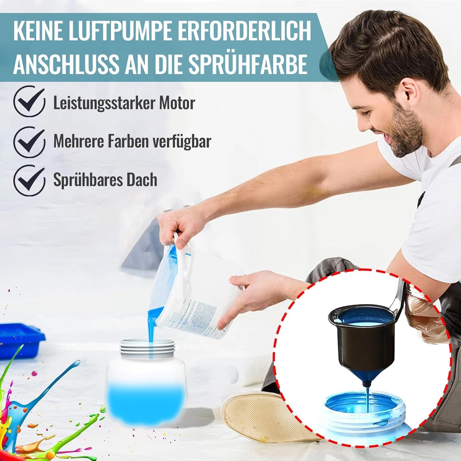 Universal-Farbsprühpistole