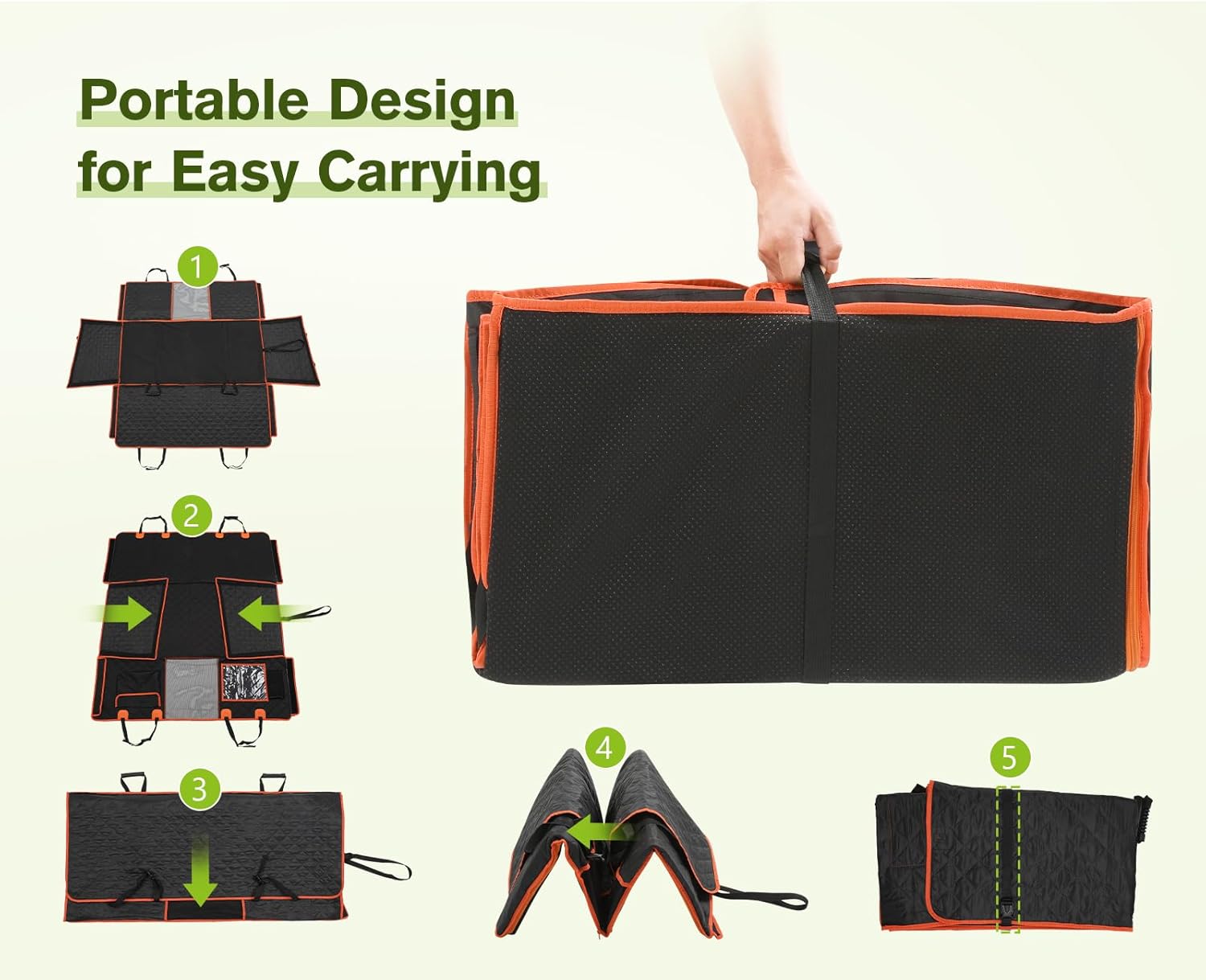 Premium Rückbank-Schoner mit stabilen Boden