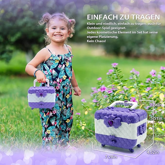 Kindergerechtes Schmink-Koffer Set