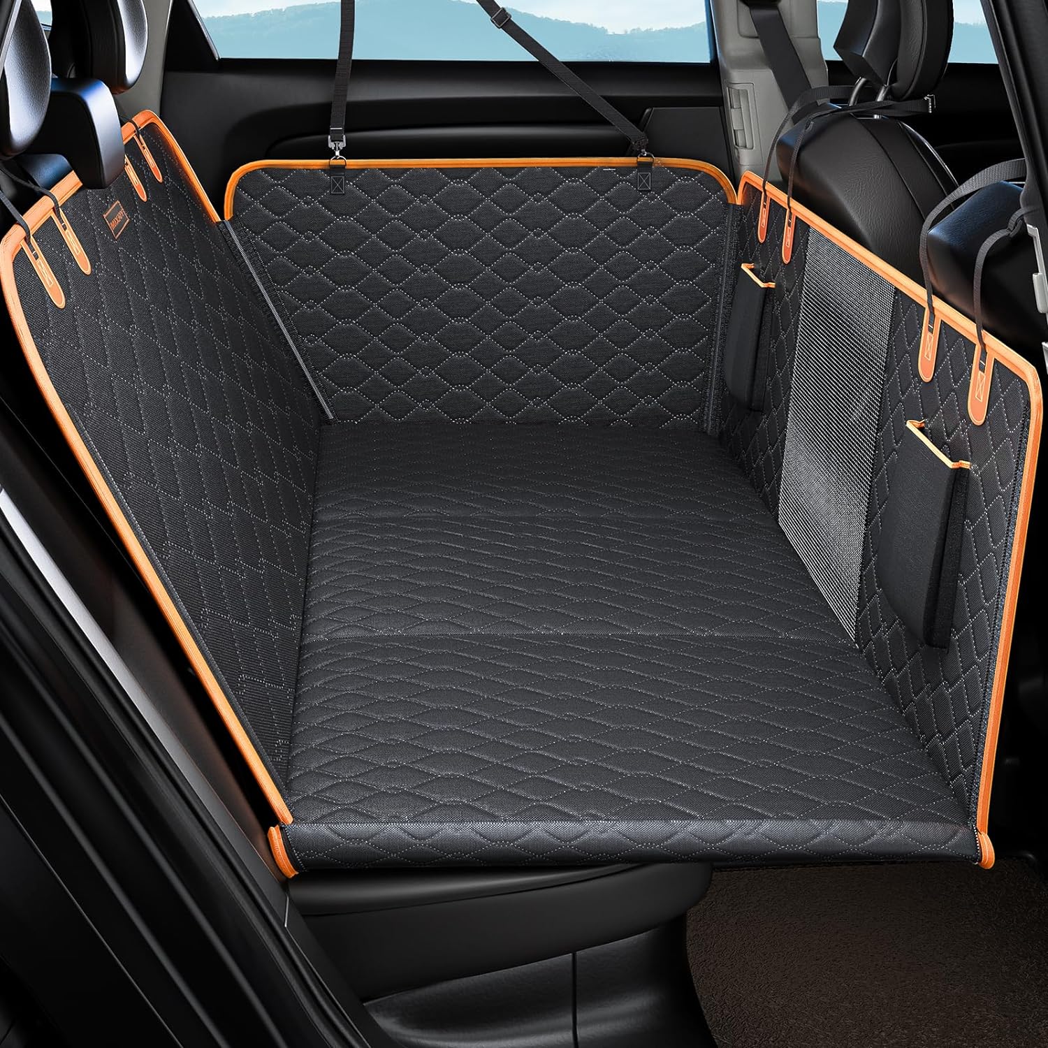 Premium Rückbank-Schoner mit stabilen Boden