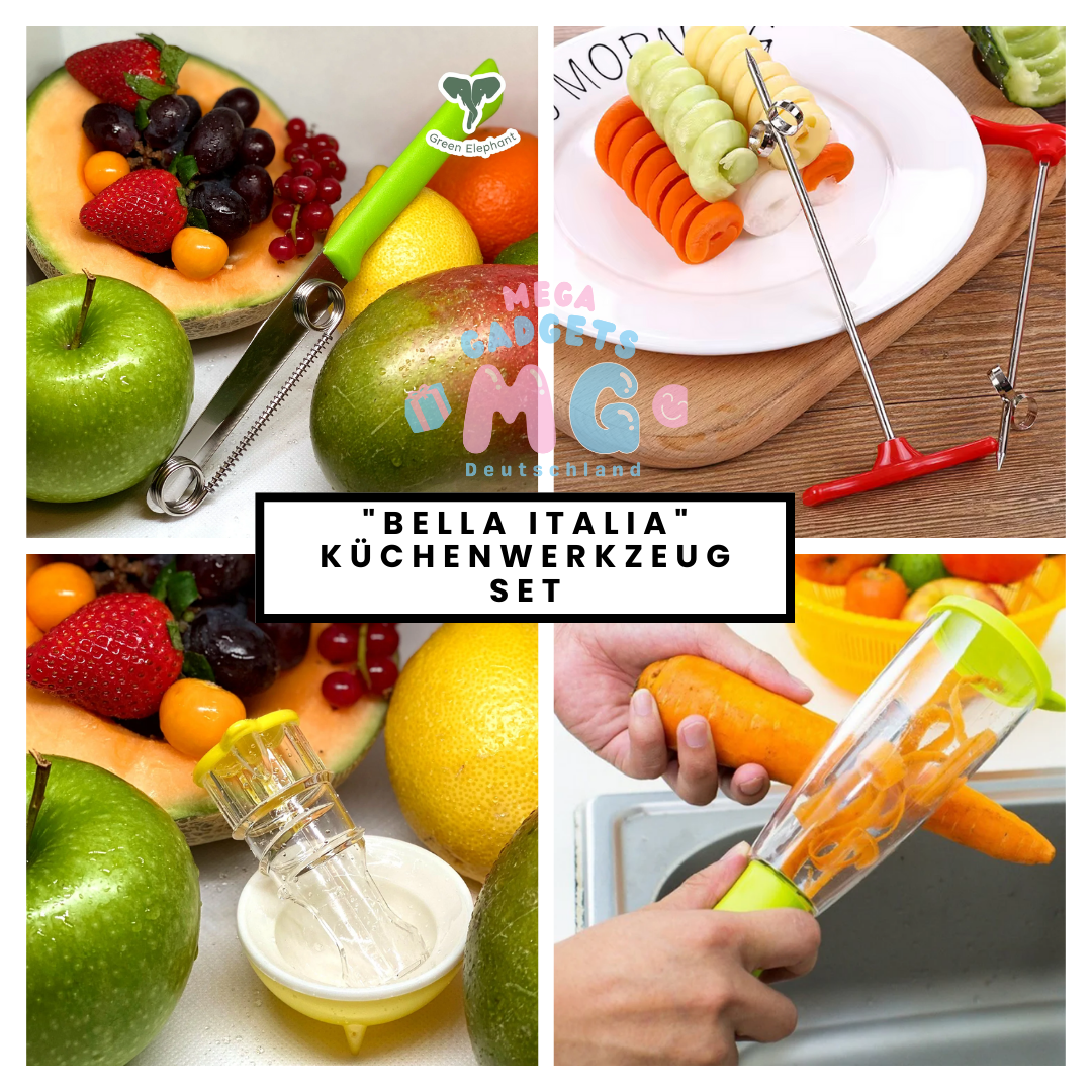 "Bella Italia" Küchenwerkzeug Set (4-teilig)