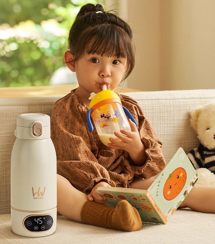 Portabler Wärmer für Babymilch (thermoisoliert)