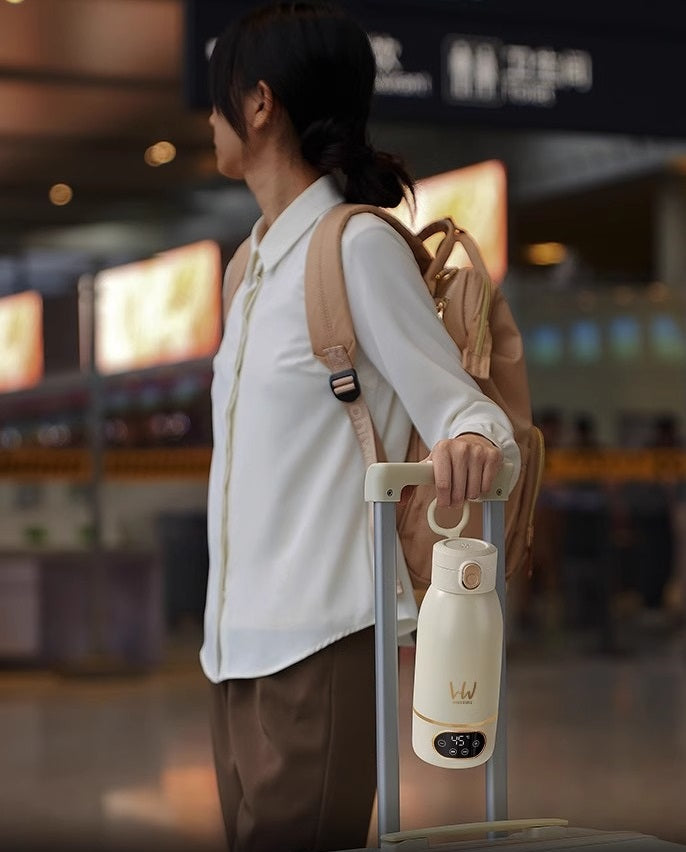 Portabler Wärmer für Babymilch (thermoisoliert)