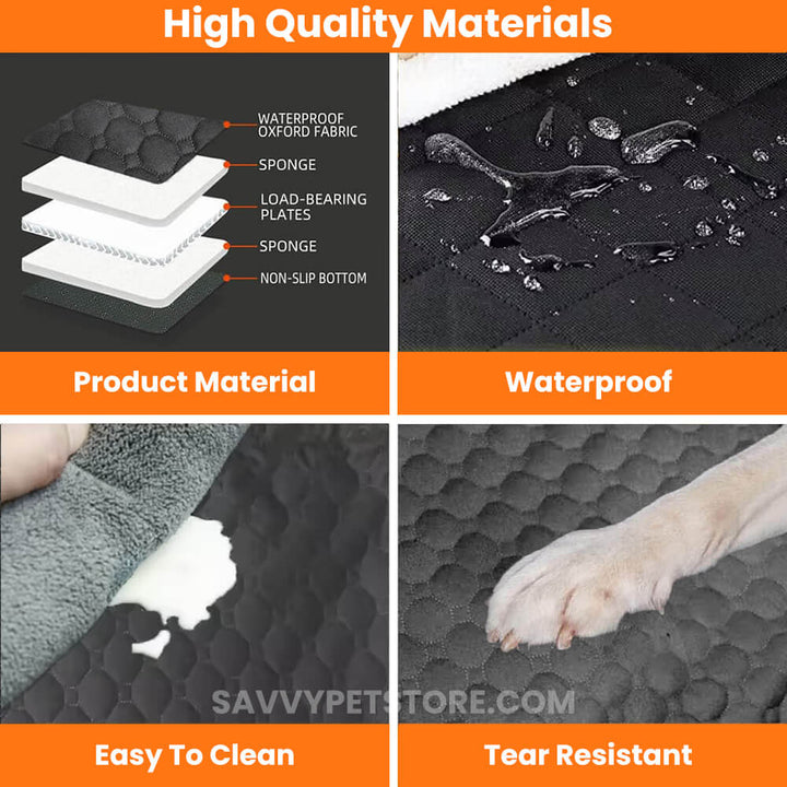 Premium Rückbank-Schoner mit stabilen Boden