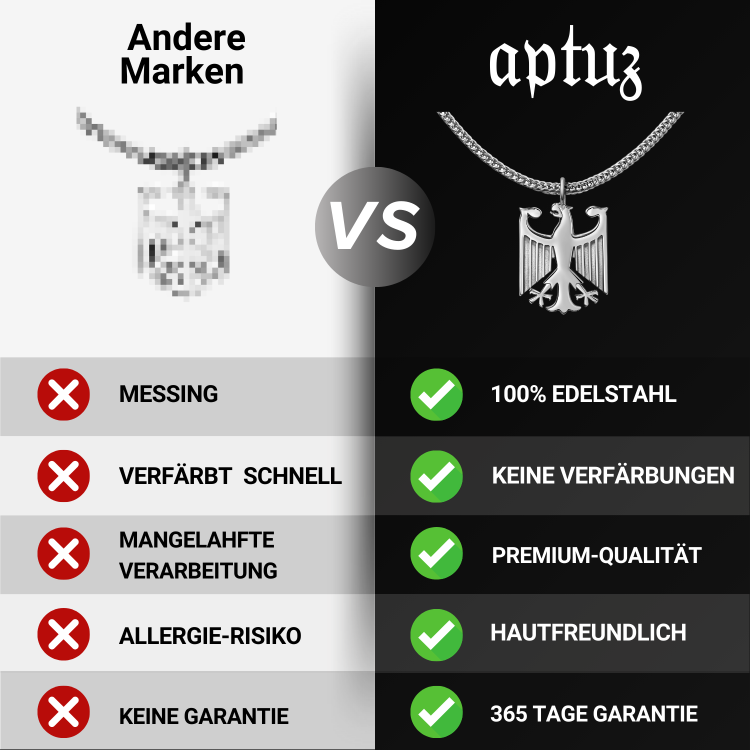 Deutschland Adler Kette